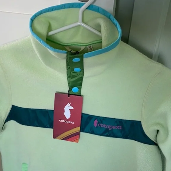 Cotopaxi Teca 1/4 Snap Fleece Pullover sz XS retro colours lightweight - Picture 4 of 16